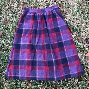 Vintage Plaid skirt
